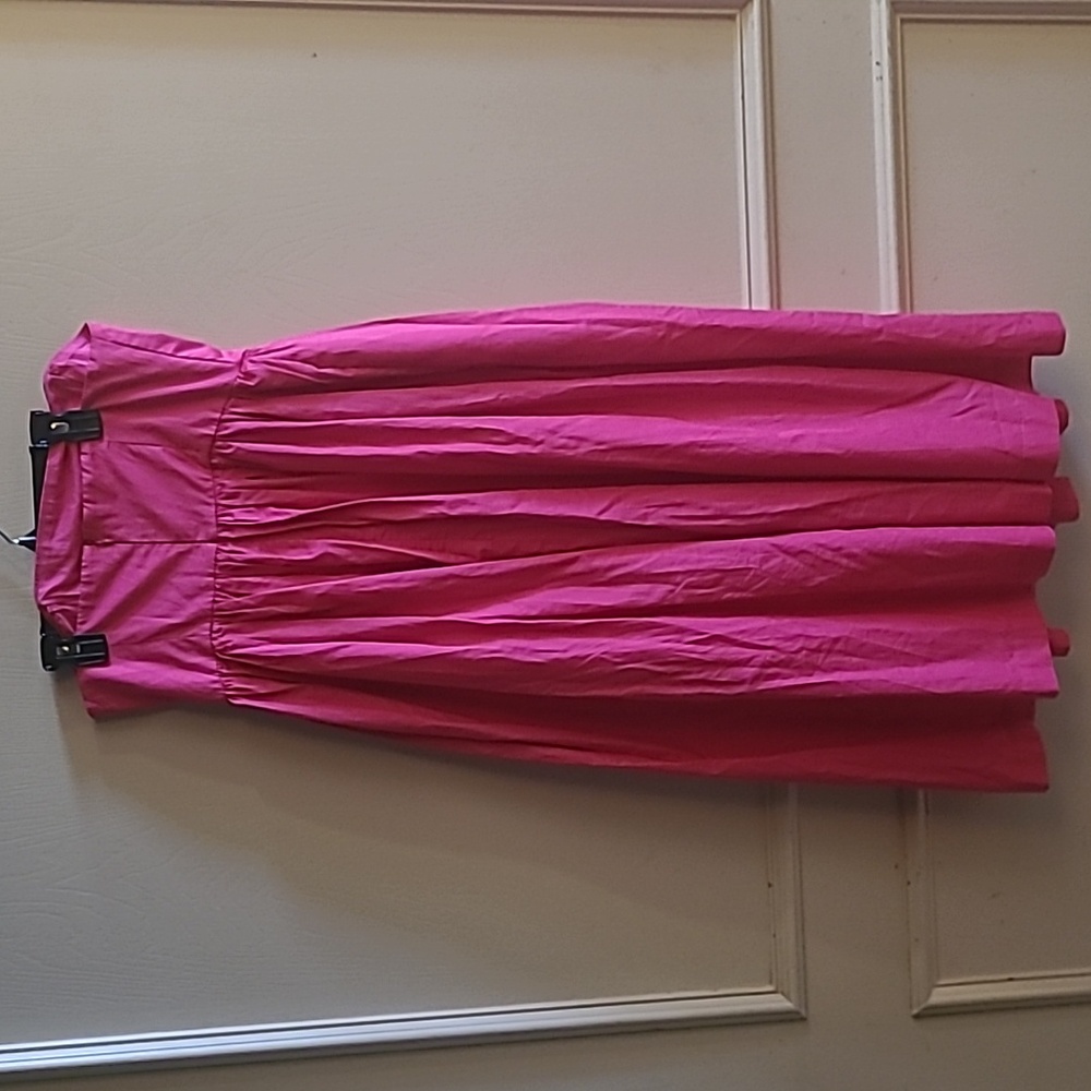 Boden Emily Strapless Midi Pink Dress, Sz 8, *Missing Straps* - Picture 6 of 11